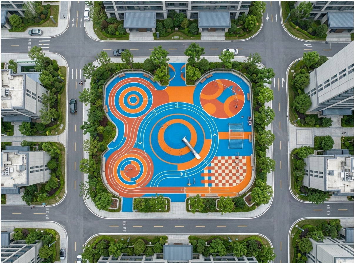 郑州市全塑型塑胶跑道EPDM塑胶跑道 - 价格
